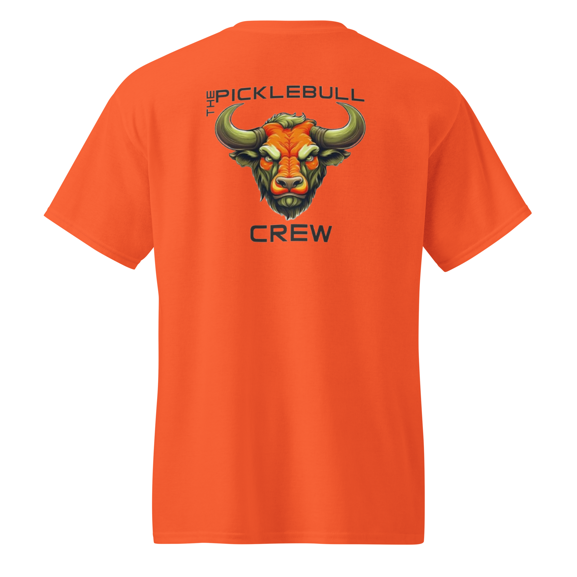 PICKLEBULL DryBlend® T-Shirt – Orange – Back