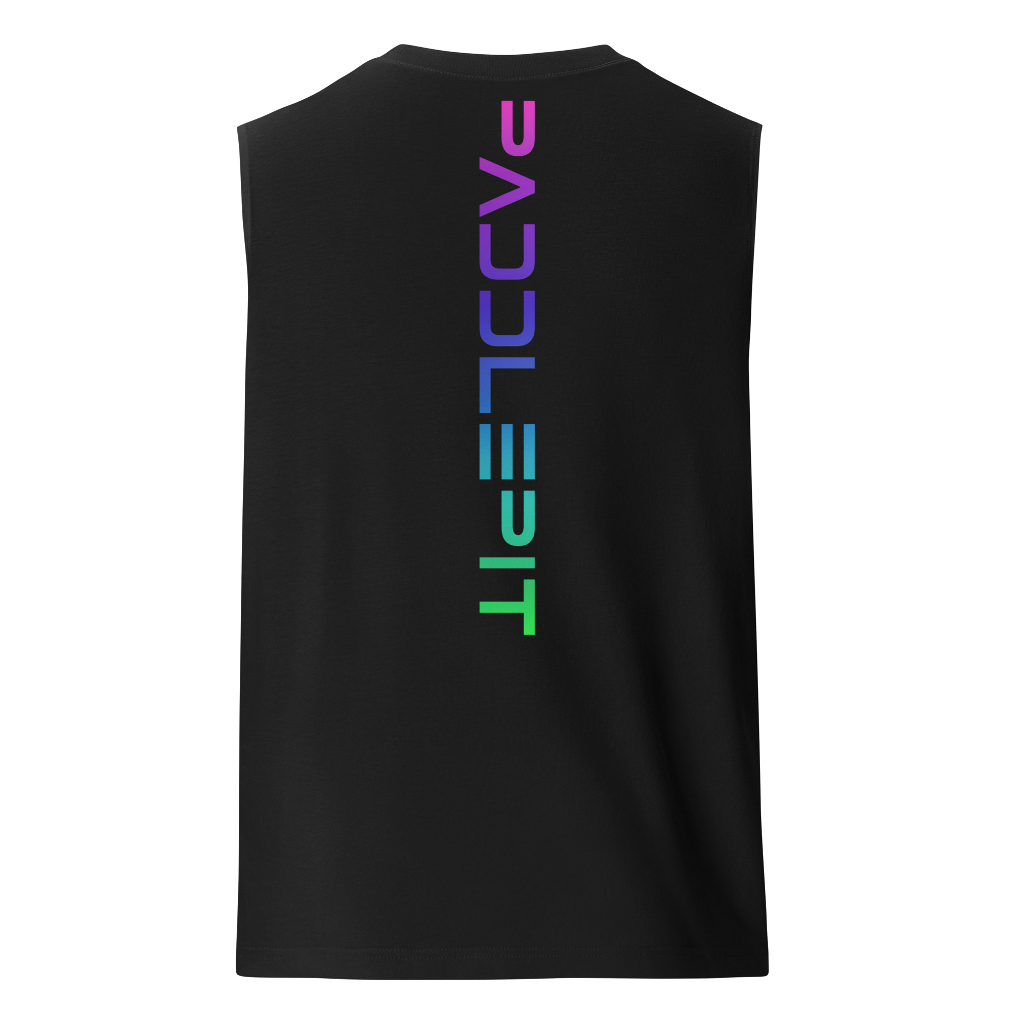 Muscle Shirt – Black – Back